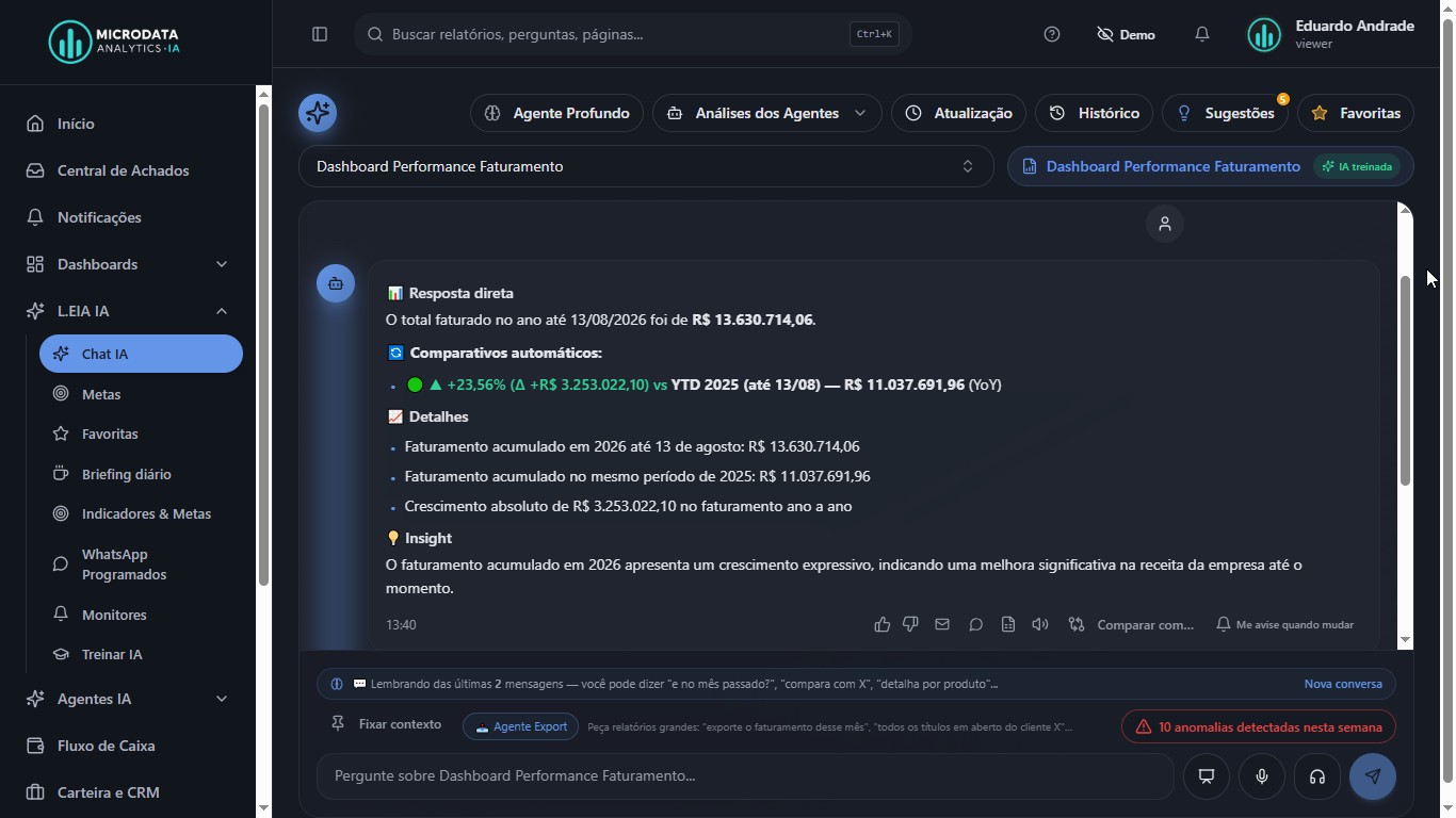 Interface do chat da L.EIA